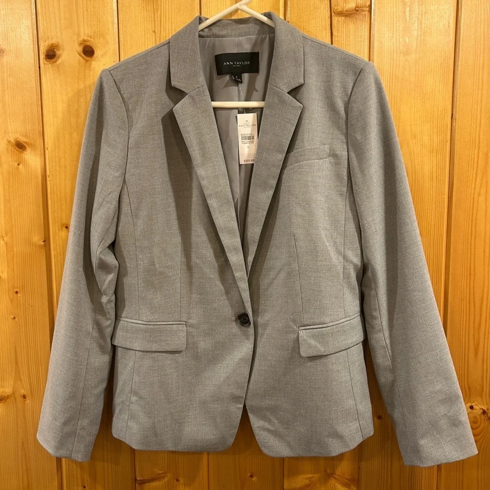 Ann Taylor One Button Blazer Size 8 - Picture 1 of 4